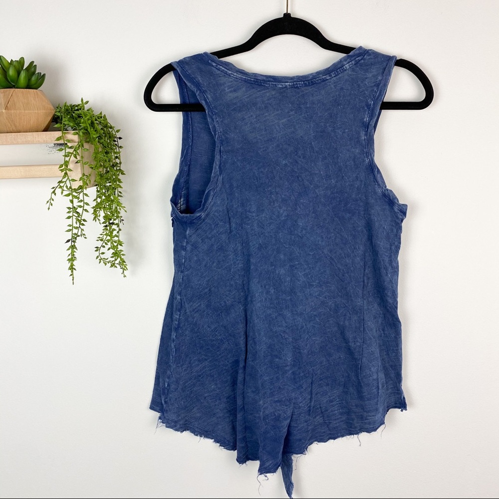 Universal Thread navy tank top tie front size XS - Picture 2 of 5